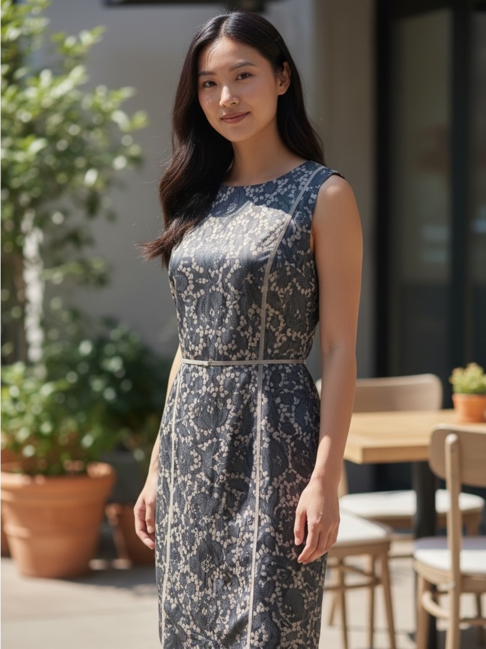Ann Taylor Sleeveless Sheath Dress